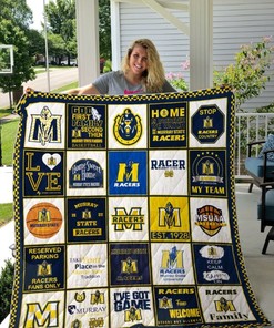 Murray State Racers Ncaa Collection Quilt Blanket Bedding Set