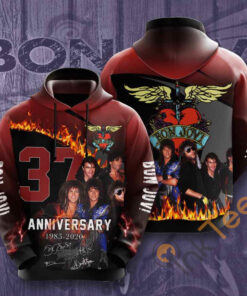 Music Bon Jovi Usa Sport All Over Print Hoodie 3D