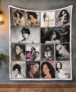 Music Diana Ross Love Album Quilt Blanket Bedding Set
