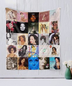 Music Diana Ross Love Quilt Blanket Bedding Set