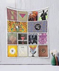 Music Goat Double Date Quilt Blanket