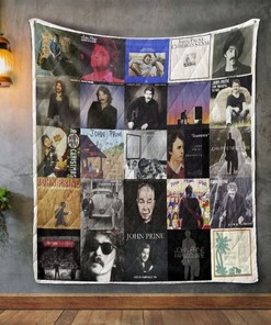 Music John Prine Quilt Blanket Bedding Set for Home Décor
