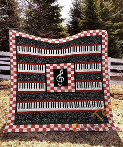 Music Quilt Blanket Bedding Set