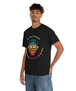 Music T-Shirt, Michael Jackson Tshirt, Thriller Tshirt, Song Lyrics Tshirt, Music Lovers Tshirt, Michael Jackson Lovers Tshirt, Monkey Print