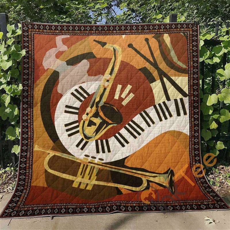 Music V1 Quilt Blanket Bedding Set
