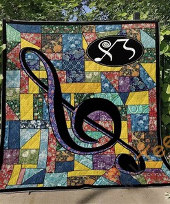 Music V1 Quilt Blanket Bedding Set With Pillowcase Option