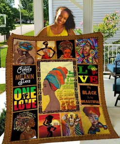 My Black Is So Beautiful Fleece Blanket Quilt Blanket Bedding Set Gift For Blank Girl