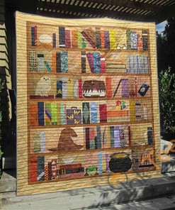 My Bookshelf Quilt Blanket Bedding Set