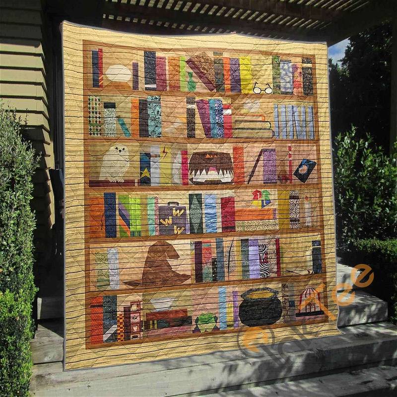 My Bookshelf Quilt Blanket Bedding Set