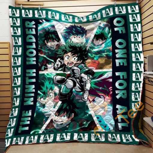 My Hero Academia Deku Quilt Blanket Bedding Set