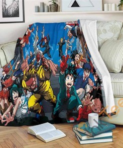 My Hero Academia Sherpa Fleece Blanket Gift