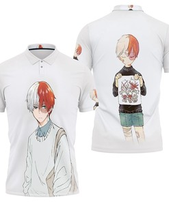 My Hero Academia Todoroki Shoto 3D All Over Print Polo Shirt