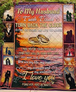 My Husband I Love You Quilt Blanket Bedding Set