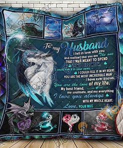 My Husband, My Soulmate Quilt Blanket Bedding Set