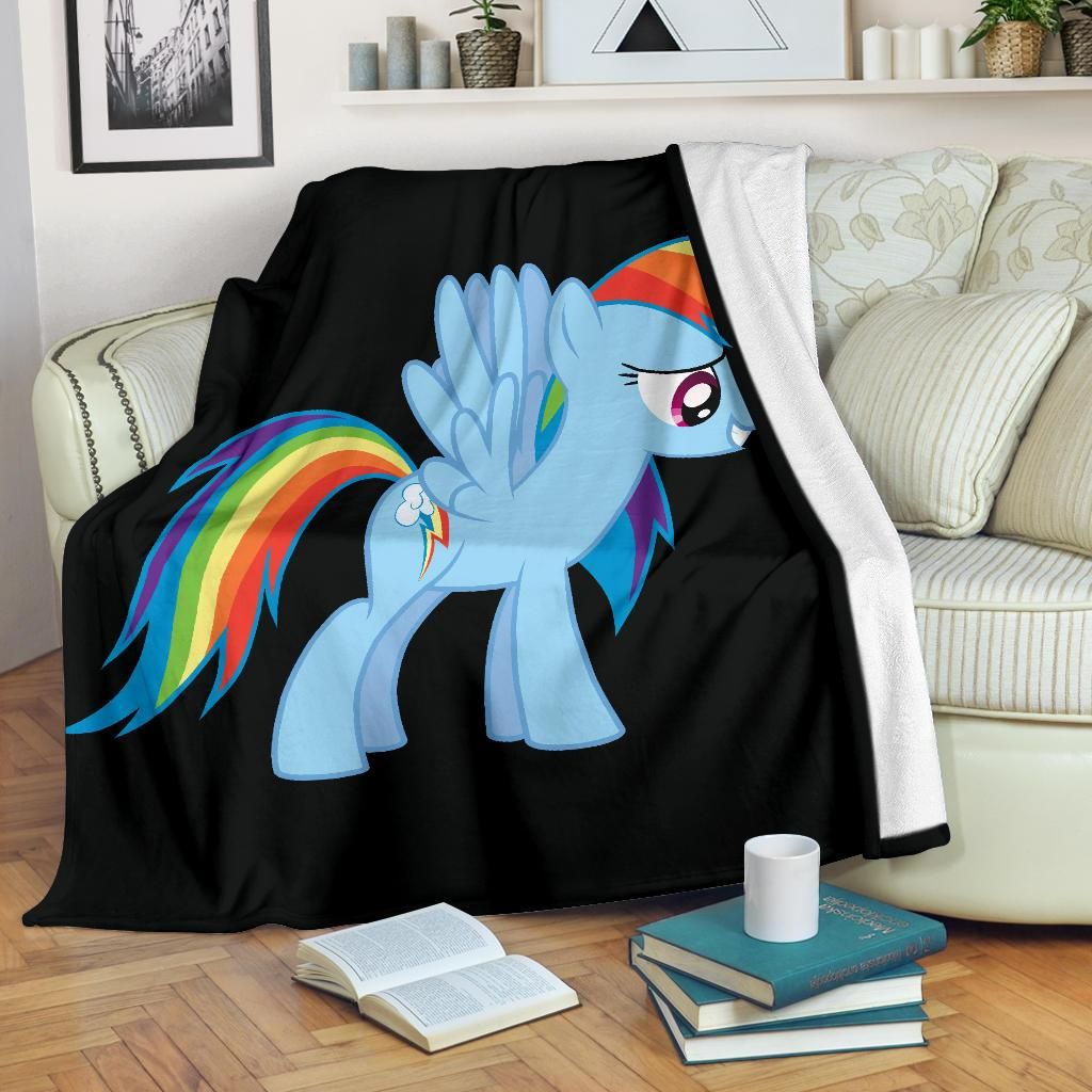 My Little Pony Cartoon Fleece Blanket Gift For Fan, Quilt Blanket Bedding Set Gift 384