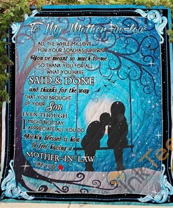 My Mother-In-Law,Thank You Quilt Blanket Bedding Set