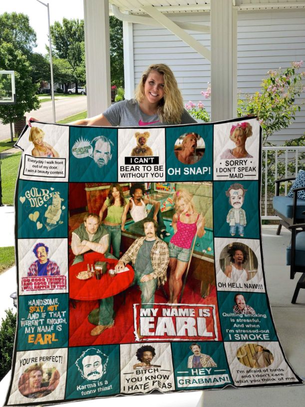 My Name I Earl Collection Quilt Blanket Bedding Set