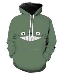 My Neighbor Totoro Totoro Face Hoodie 3D