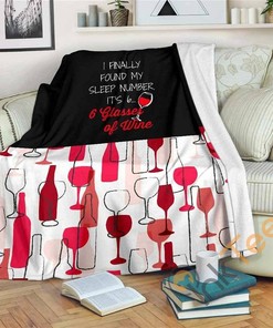 My Sleep Number Sherpa Fleece Blanket Gifts for Family, for Couple