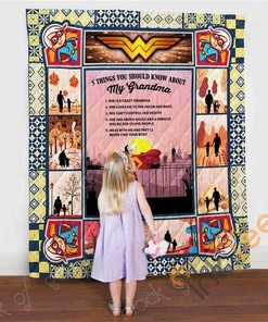 My Super Grandma Quilt Blanket Bedding Set