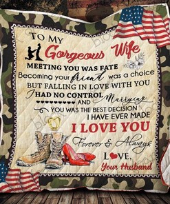 My Wife My Fate Quilt Blanket Bedding Set for Home Décor