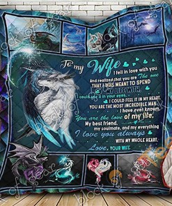 My Wife, My Soulmate Quilt Blanket Bedding Set