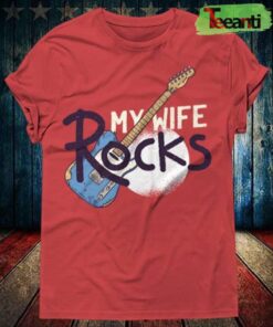 My Wife Rocks Guitar Classic T-Shirt