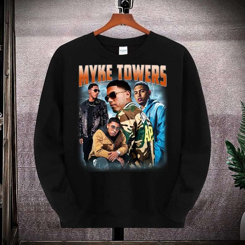 Myke Towers Vintage 90S Style T-Shirt