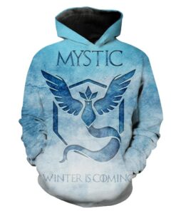 Mystic Pokemon Go Pokemon Go Teams Hoodie 3D