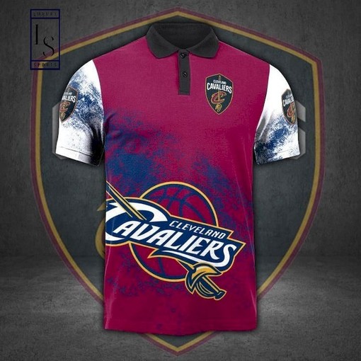 NBA Cleveland Cavaliers 3D Polo Shirt