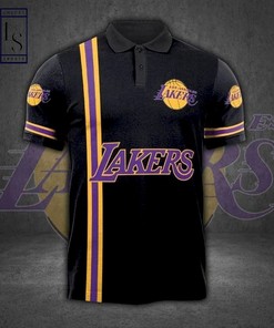 NBA Los Angeles Lakers 3D Polo Shirt