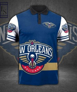 NBA New Orleans Pelicans 3D Polo Shirt