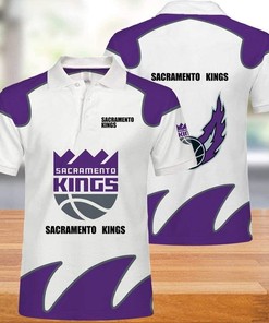 NBA Sacramento Kingsx 3d Print Casual Summer Short Top Branding Trends 3D Polo Shirt