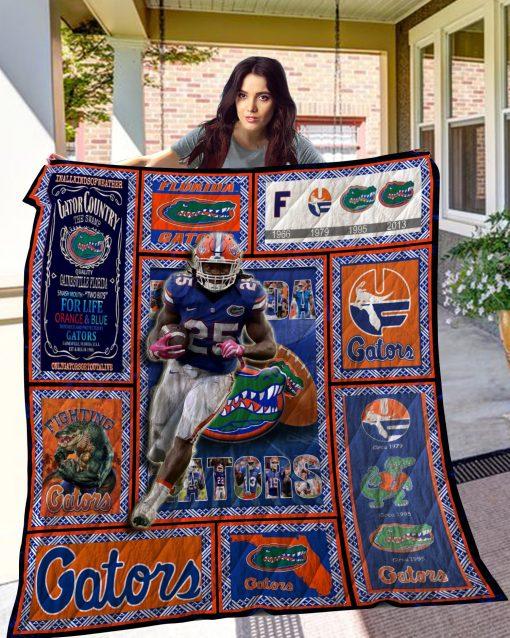 NCAA Florida Gators Quilt Blanket Bedding Set for Fans