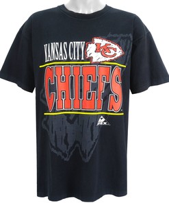 NFL (Apex One) - Kansas City Chiefs Single Stitch T-Shirt 1990s