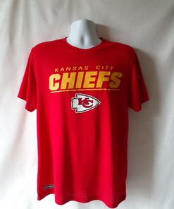 NFL Kansas City Chiefs men's red short-sleeve graphic t-shirt