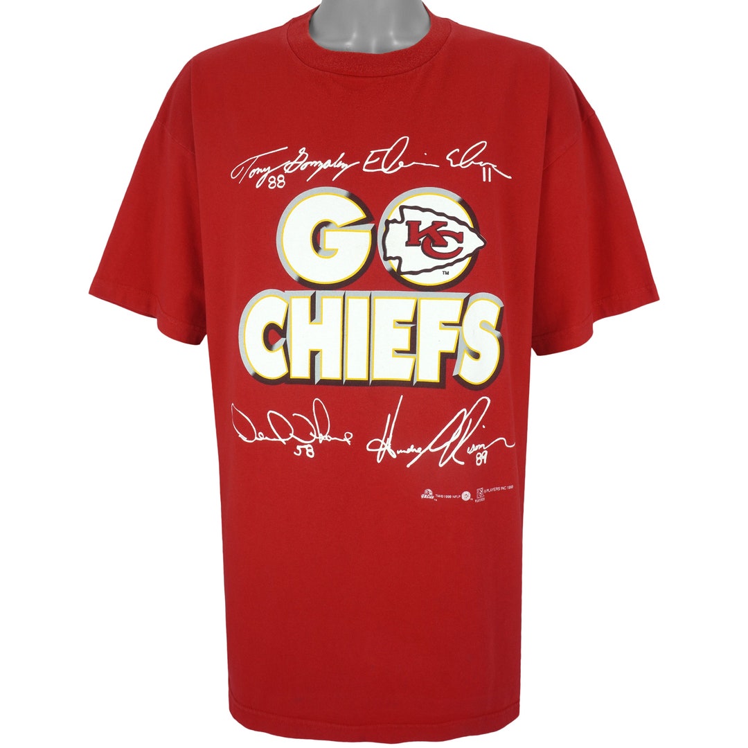 NFL - Kansas City Go Chiefs, Players Autographed T-Shirt 1999