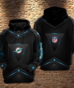 NFL Miami Dolphins 3D Printed Zip-Up Hoodie - Gift for Fans
