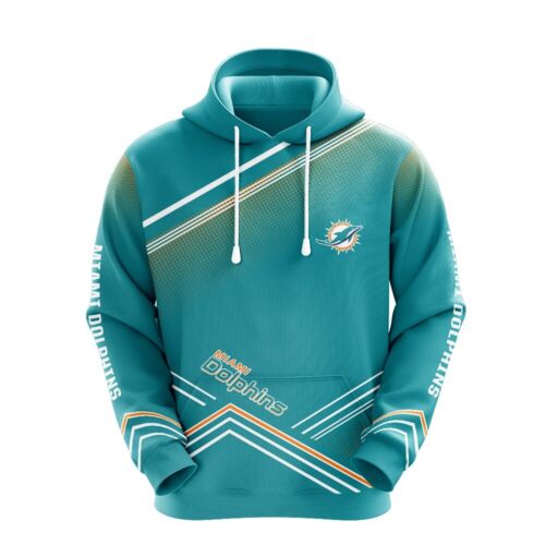 NFL Miami Dolphins Gifts for Fans - 3D Printed Hoodie