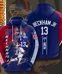 NFL New York Giants Odell Beckham Jr For Men 3D Hoodie