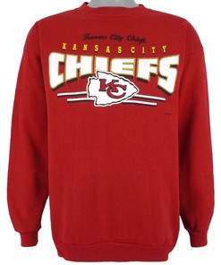 NFL (Tultex) - Kansas City Chiefs Crew Neck Sweatshirt 1995