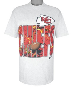 NFL (Zubaz) - Kansas City Chiefs Single Stitch T-Shirt 1990s