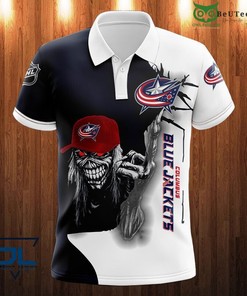 NHL Columbus Blue Jackets Ultra Death Polo Shirt