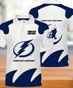 NHL Tampa Bay Lightning 3d Print Casual Summer Short Top Branding Trends 3D Polo Shirt