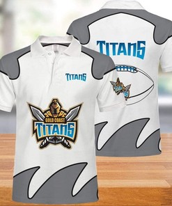 NRL Gold Coast Titans 3d Print Casual Summer Short Top Branding Trends 3D Polo Shirt