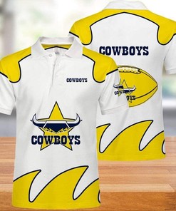 NRL Queensland Cowboys 3d Print Casual Summer Short Top Branding Trends 3D Polo Shirt