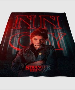 Nancy Stranger Things Sherpa Fleece Blanket Gifts for Family, for Couple