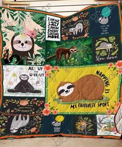 Napping Is My Favorite Sport Quilt Blanket Bedding Set