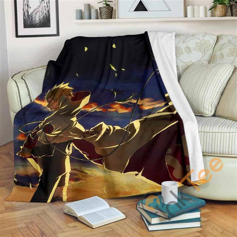 Naruto Anime Sherpa Fleece Blanket Gift