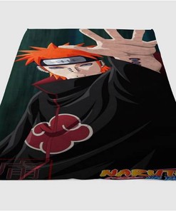 Naruto Background Sherpa Fleece Blanket Gifts for Family, for Couple